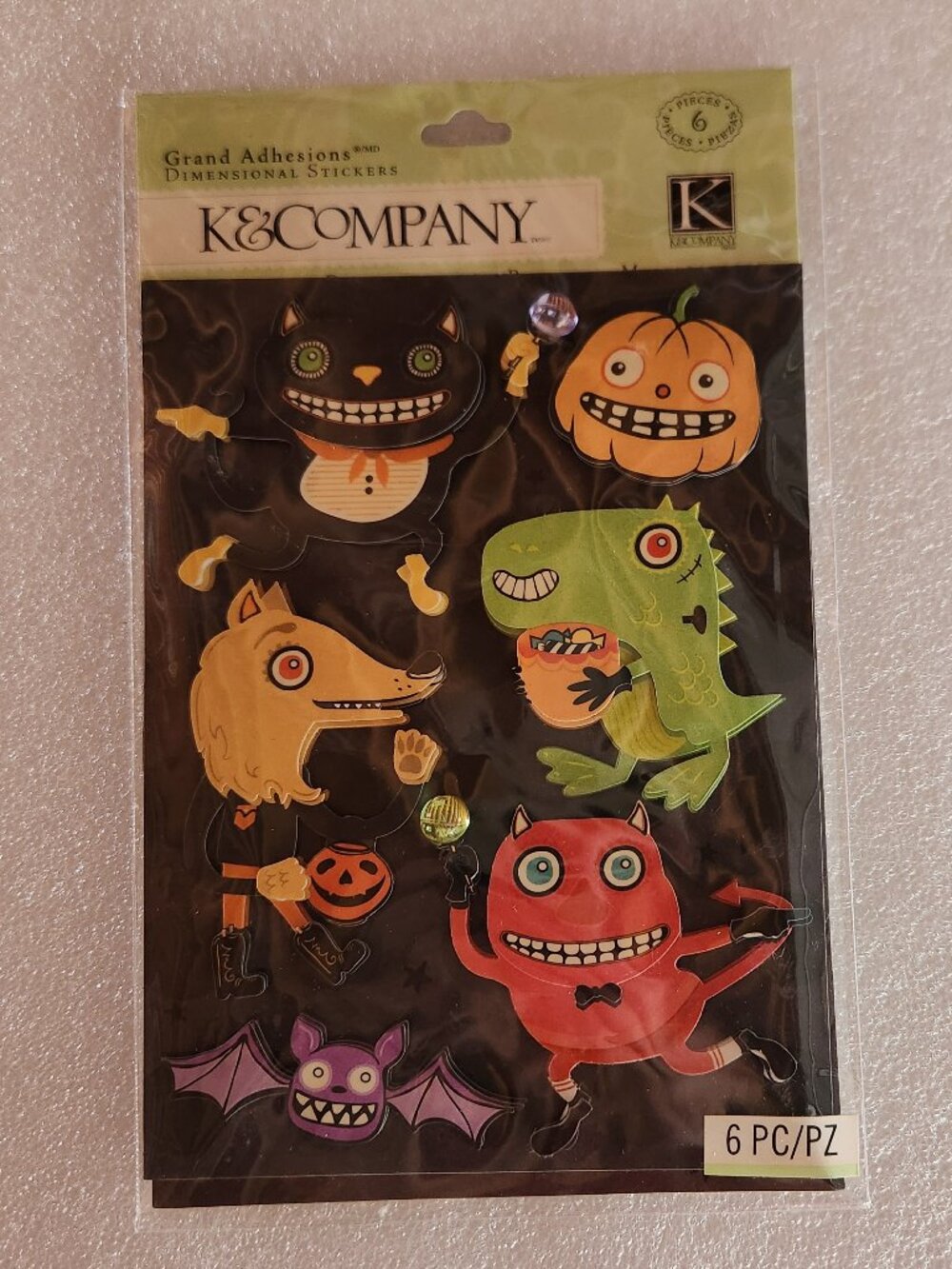 NWT Halloween Monster Dimensional Sticker